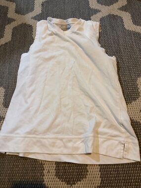 Columbia White Short-Sleeve Crewneck Tee